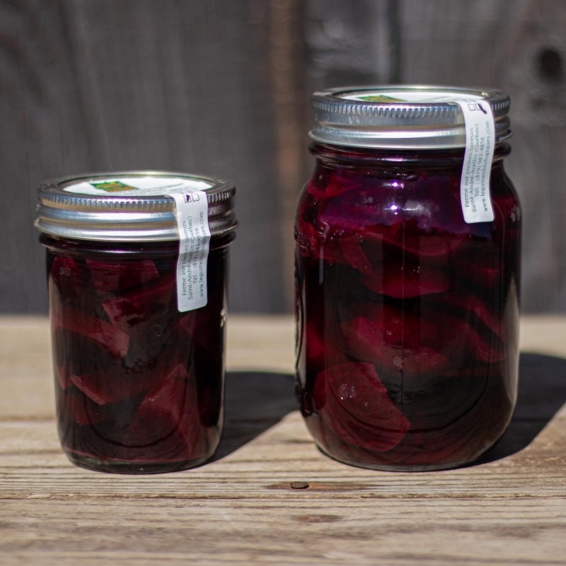 Betteraves rouges marinées bio