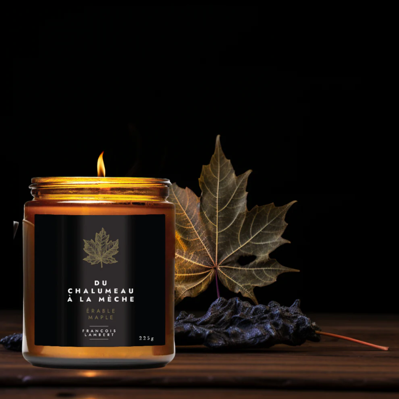 Bougie de soya à l'érable