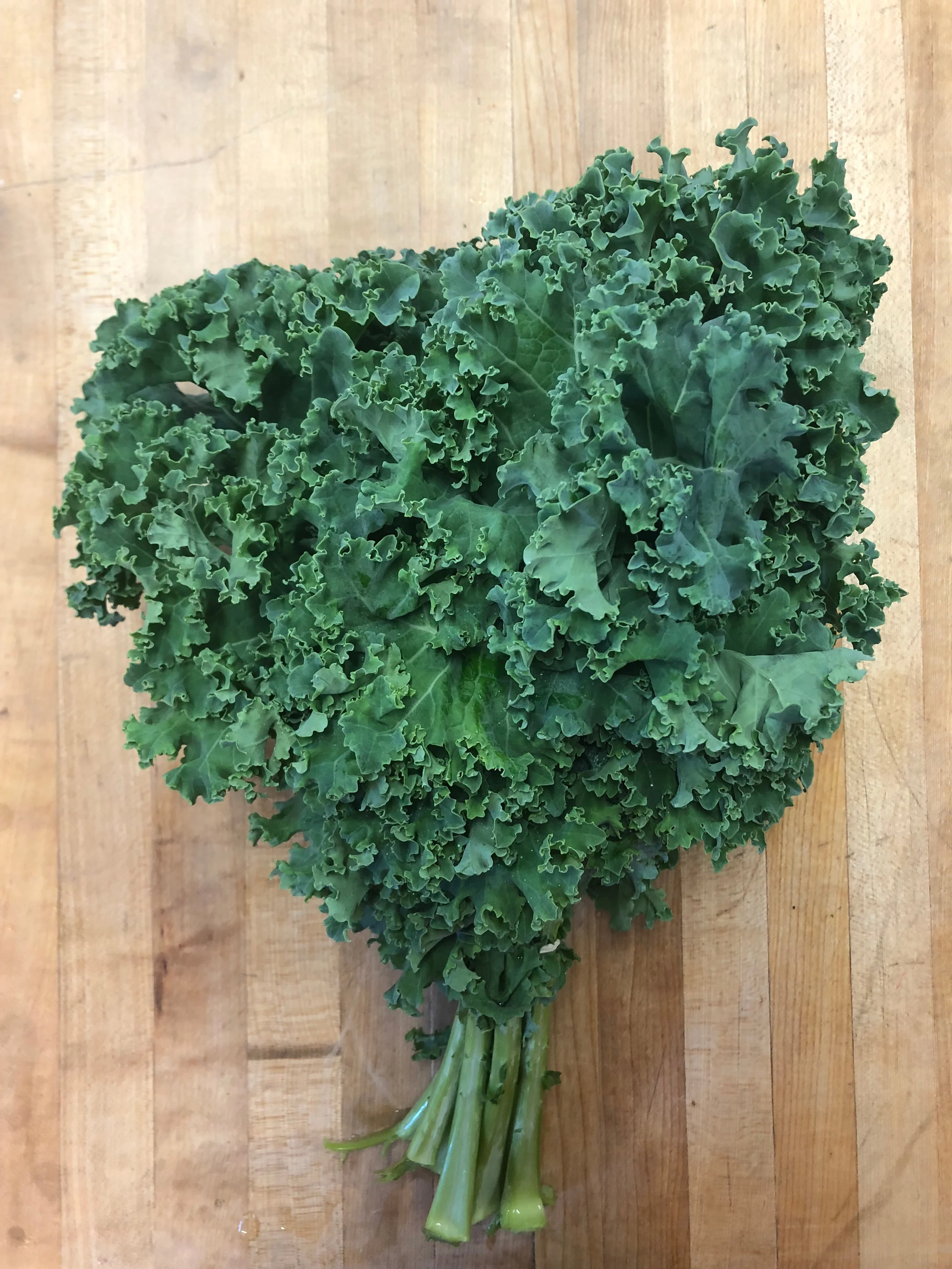 Green kale, organic