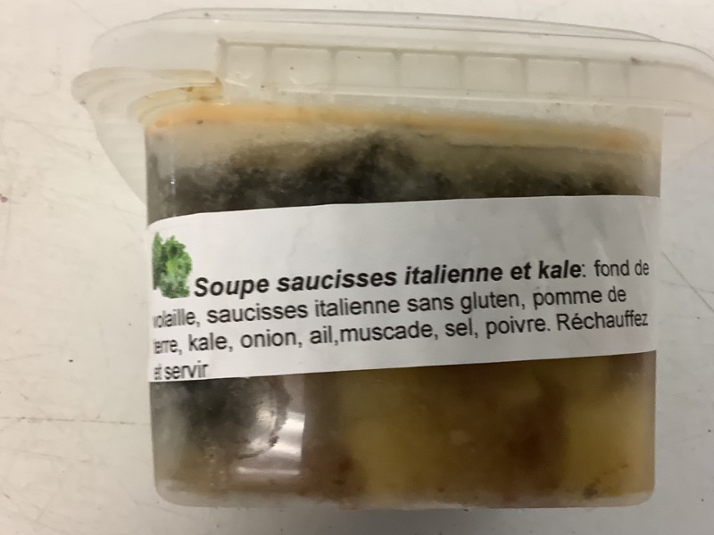 Soupe saucisses italienne et kale (sans gluten)