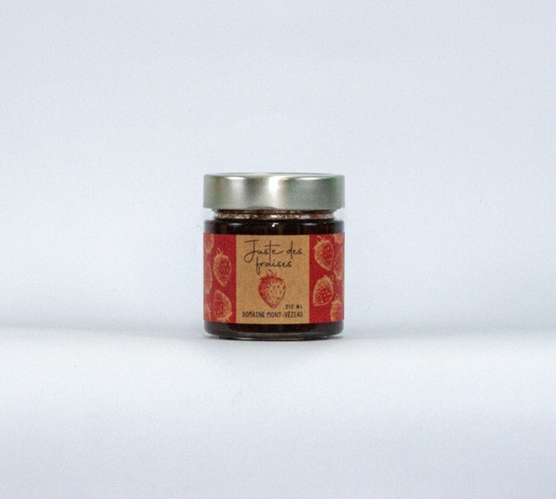Confiture Juste des fraises