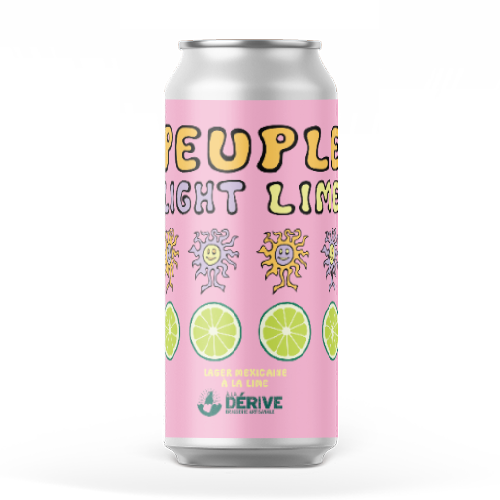 Peuple light lime - Lager mexicaine 4,5%