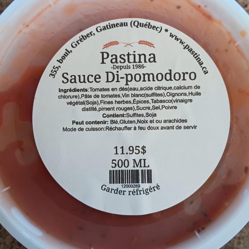 Dipomodoro Sauce – Pastina