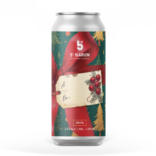 Bière personnalisable à offrir pour Noël - NEIPA 6,5%