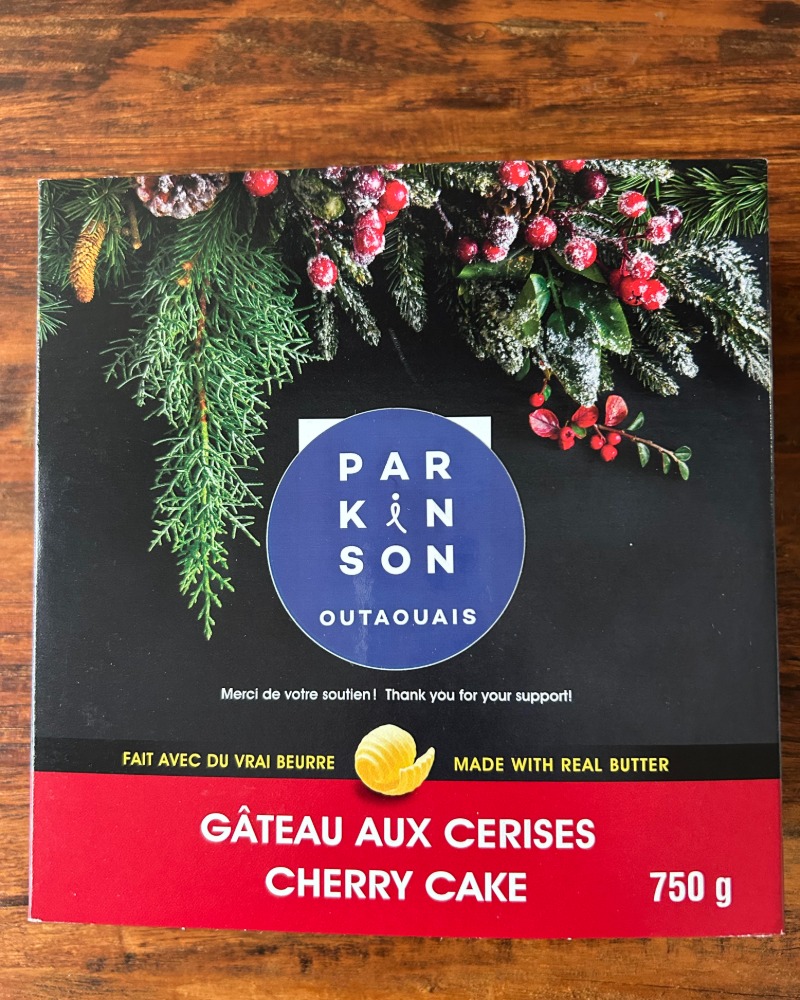 Gâteau aux cerises - Ventes reversées à Parkinson Outaouais !
