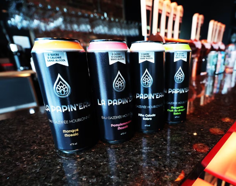 Papin’eau - Eau houblonnée gazéifiée Pamplemousse