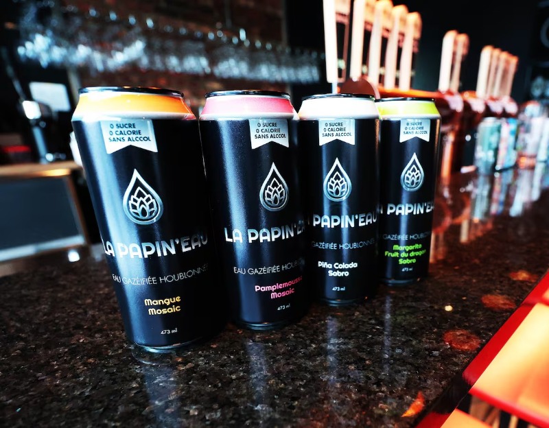 Papin'eau - Eau houblonnée gazéifiée Mangue