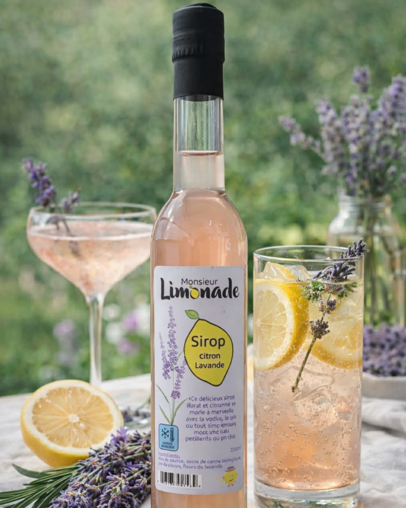 Lemon/lavender syrup