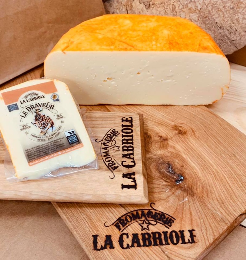 Le Draveur, ripened firm cheese