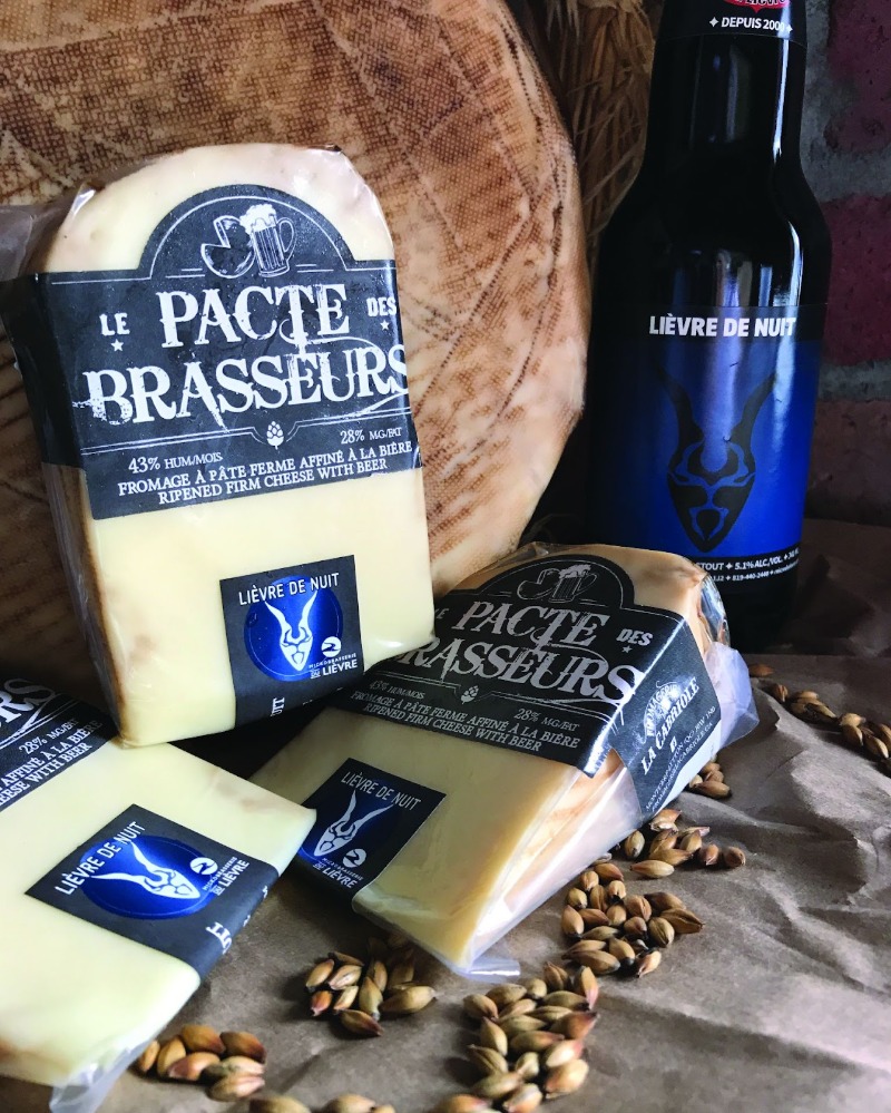 The Pacte des brasseurs - Lactose-free firm cheese with beer