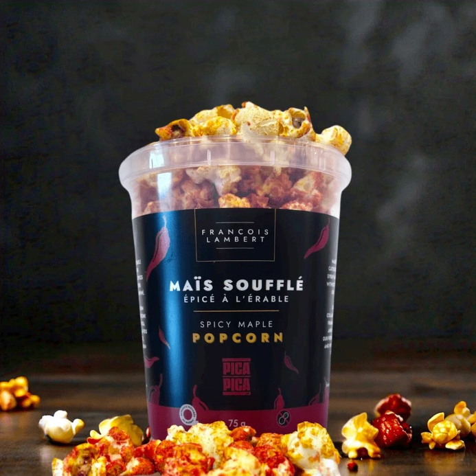 Popcorn épicé à l'érable et aux épices Pica Pica