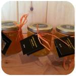 Yellow cherry tomato jam