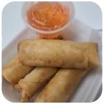Rouleaux frits au poulet