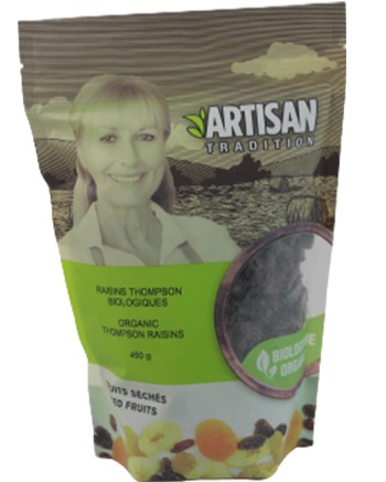 Raisins secs Thompson bio