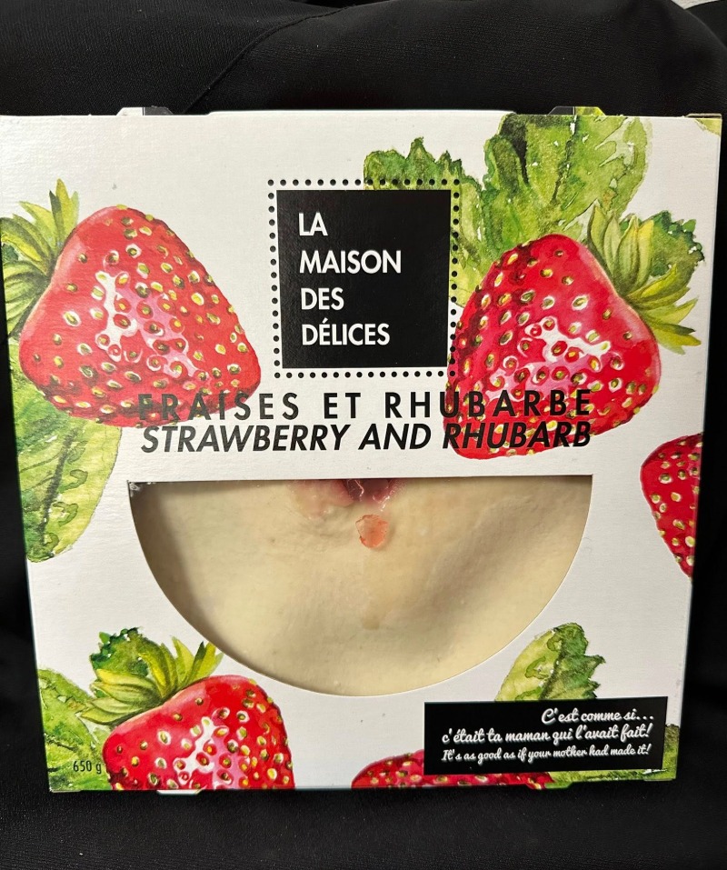 Tarte fraise et rhubarbe